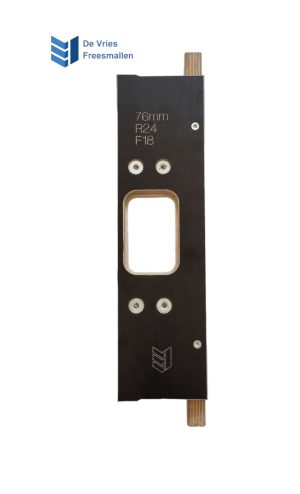 Freesmal 76 mm scharnier enkel